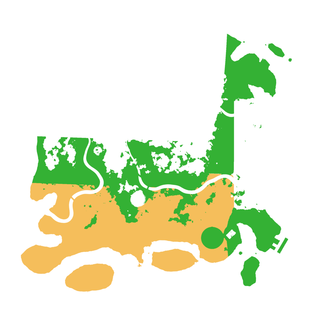 Biome Rust Map: Procedural Map, Size: 3750, Seed: 1004191596