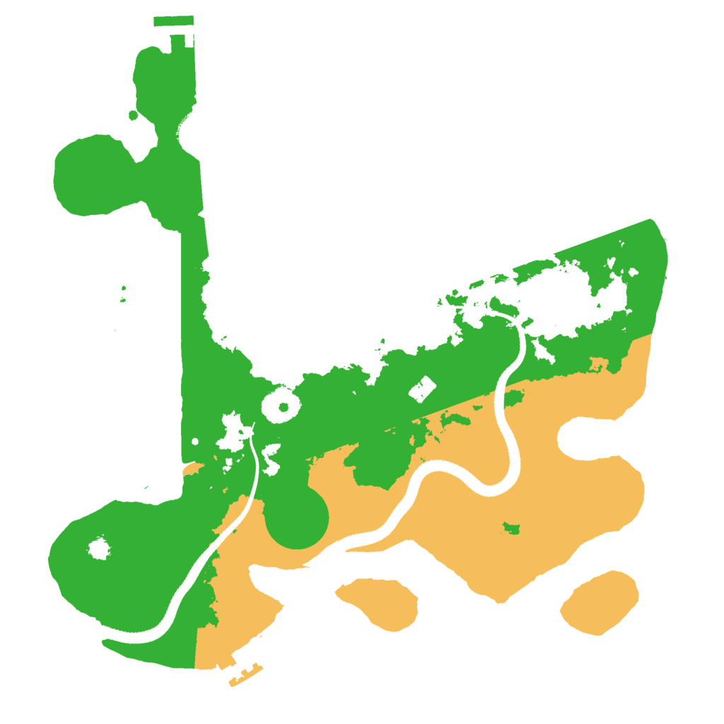 Biome Rust Map: Procedural Map, Size: 3000, Seed: 155360358