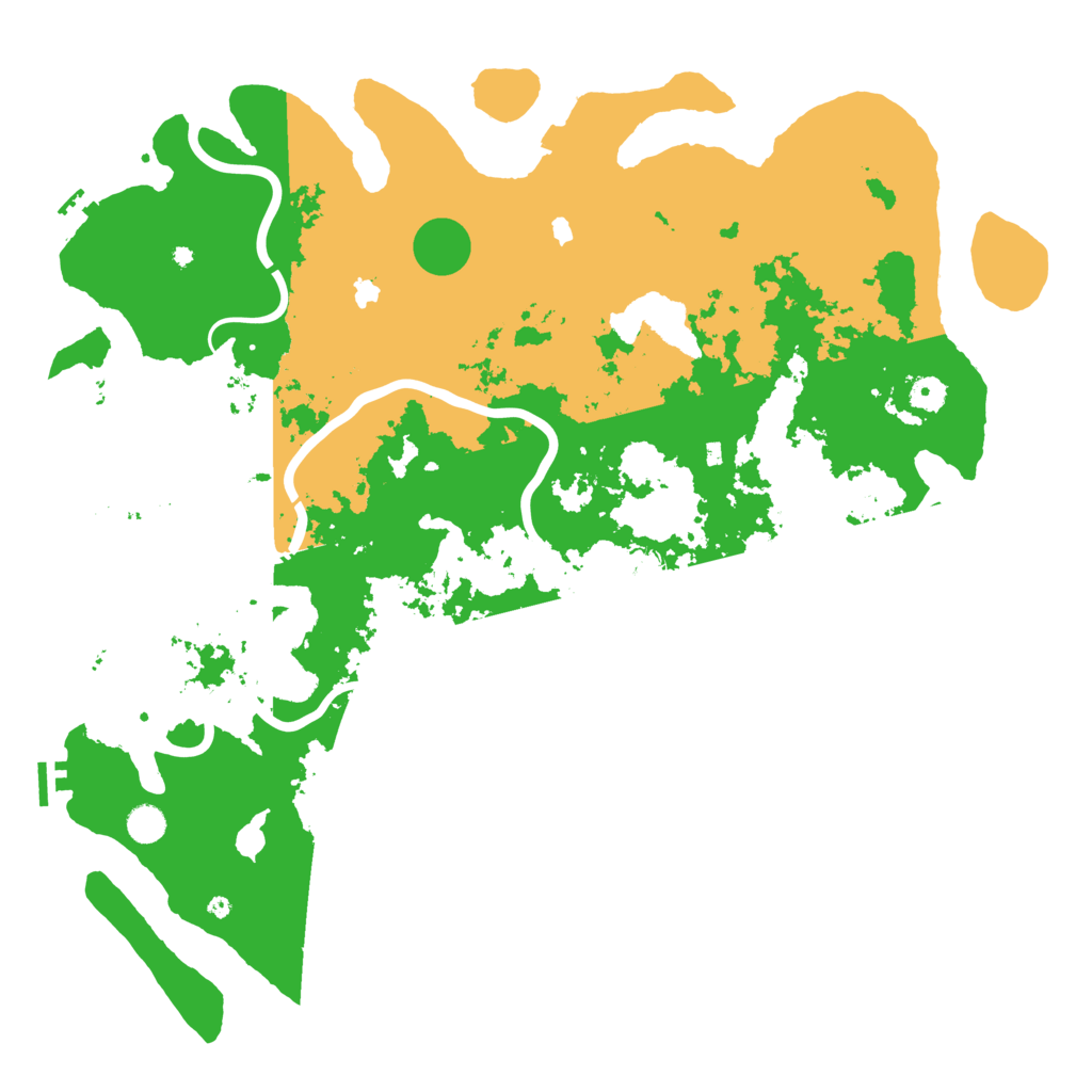 Biome Rust Map: Procedural Map, Size: 5000, Seed: 96962583