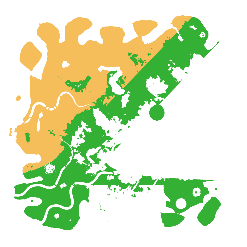 Biome Rust Map: Procedural Map, Size: 4300, Seed: 684322248
