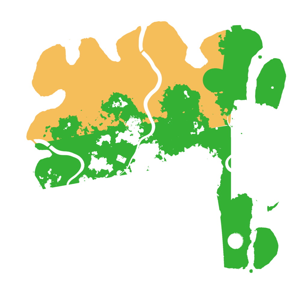 Biome Rust Map: Procedural Map, Size: 3500, Seed: 1823368413