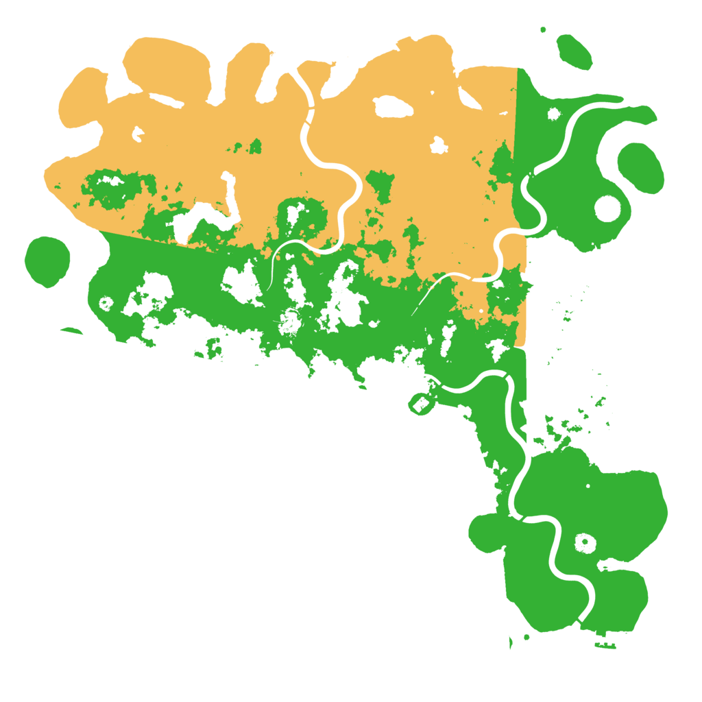 Biome Rust Map: Procedural Map, Size: 5000, Seed: 1507041448