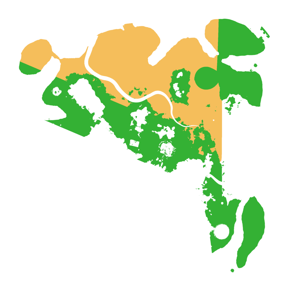 Biome Rust Map: Procedural Map, Size: 3420, Seed: 911