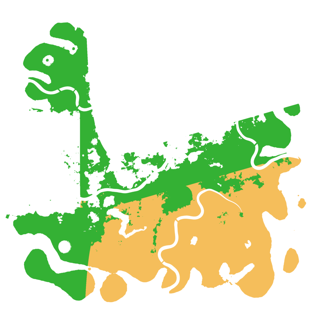 Biome Rust Map: Procedural Map, Size: 4500, Seed: 311339615