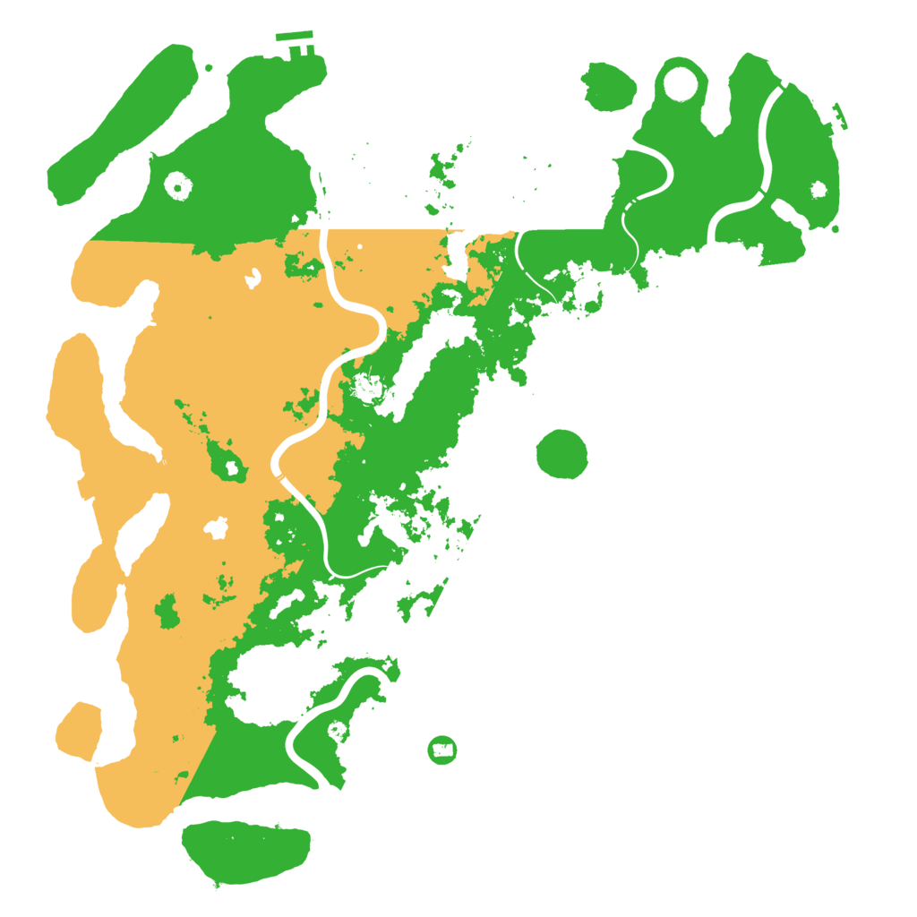 Biome Rust Map: Procedural Map, Size: 4999, Seed: 1912991709