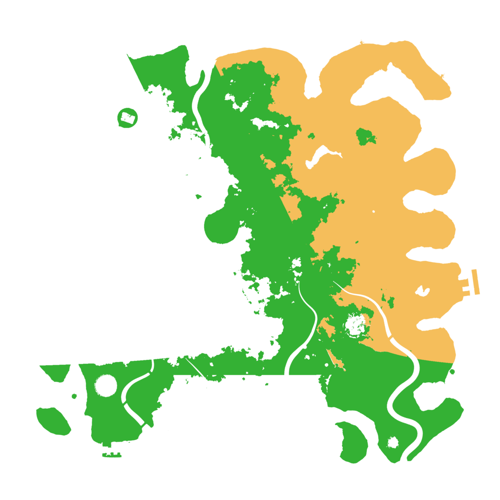 Biome Rust Map: Procedural Map, Size: 4000, Seed: 465544508