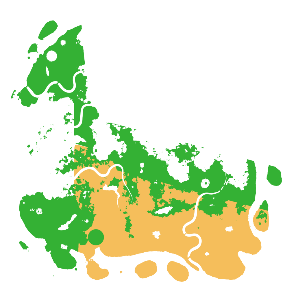 Biome Rust Map: Procedural Map, Size: 4900, Seed: 63181033