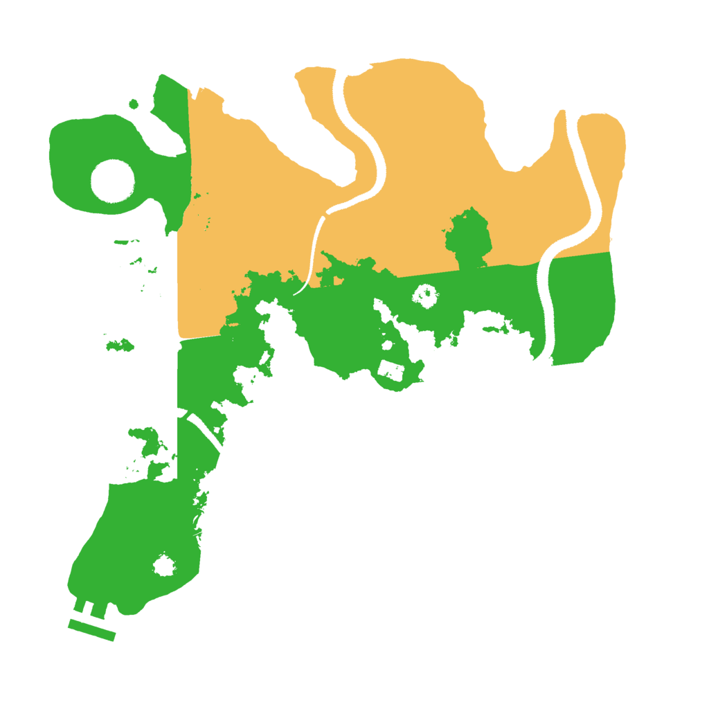 Biome Rust Map: Procedural Map, Size: 3000, Seed: 23531