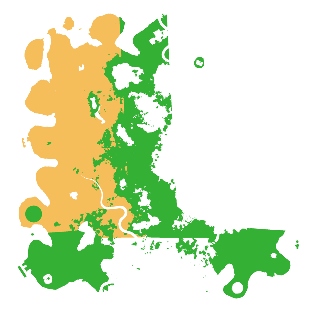 Biome Rust Map: Procedural Map, Size: 5000, Seed: 1920465942
