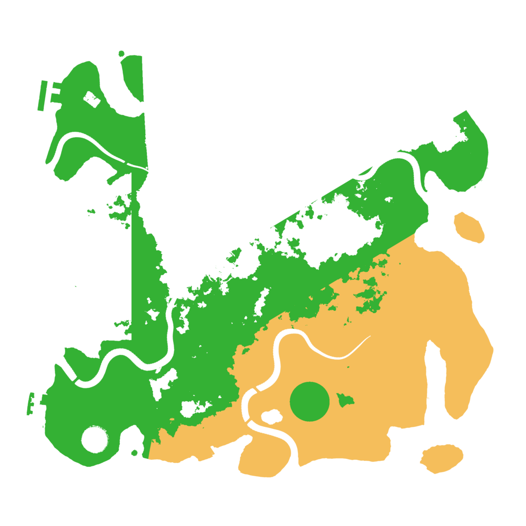 Biome Rust Map: Procedural Map, Size: 3500, Seed: 2083882703