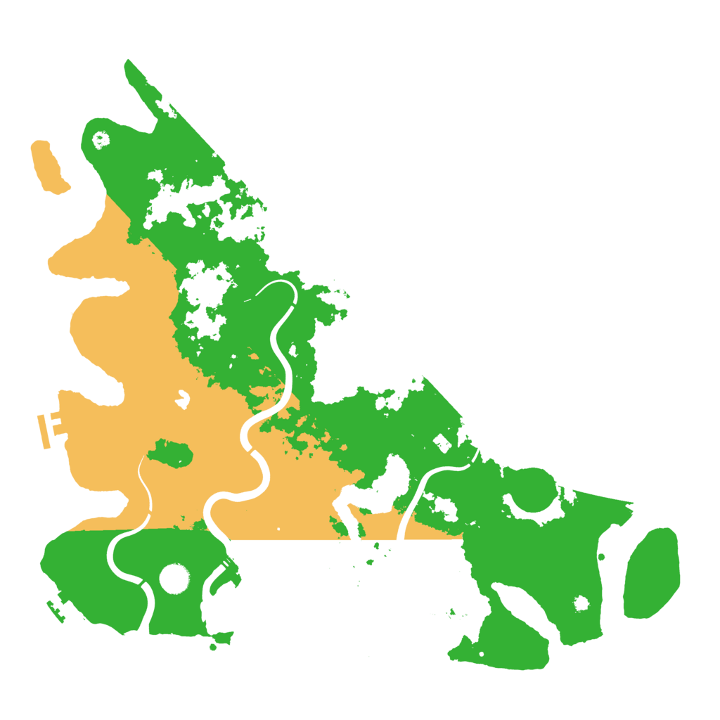 Biome Rust Map: Procedural Map, Size: 4250, Seed: 16823