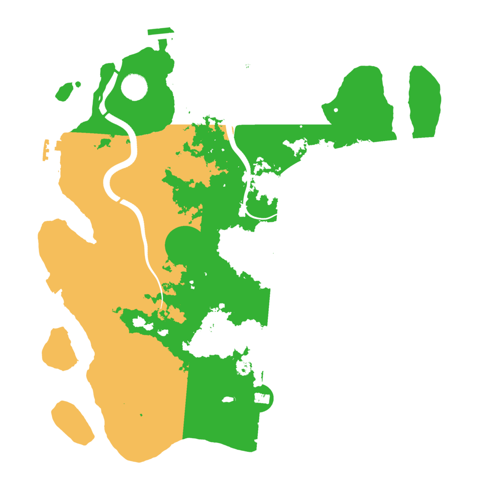 Biome Rust Map: Procedural Map, Size: 3500, Seed: 902952518