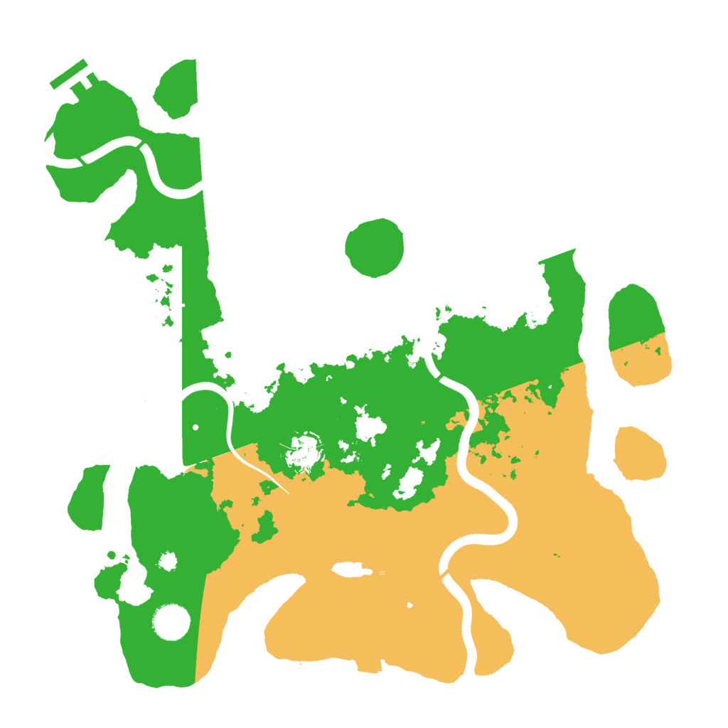 Biome Rust Map: Procedural Map, Size: 3500, Seed: 50230