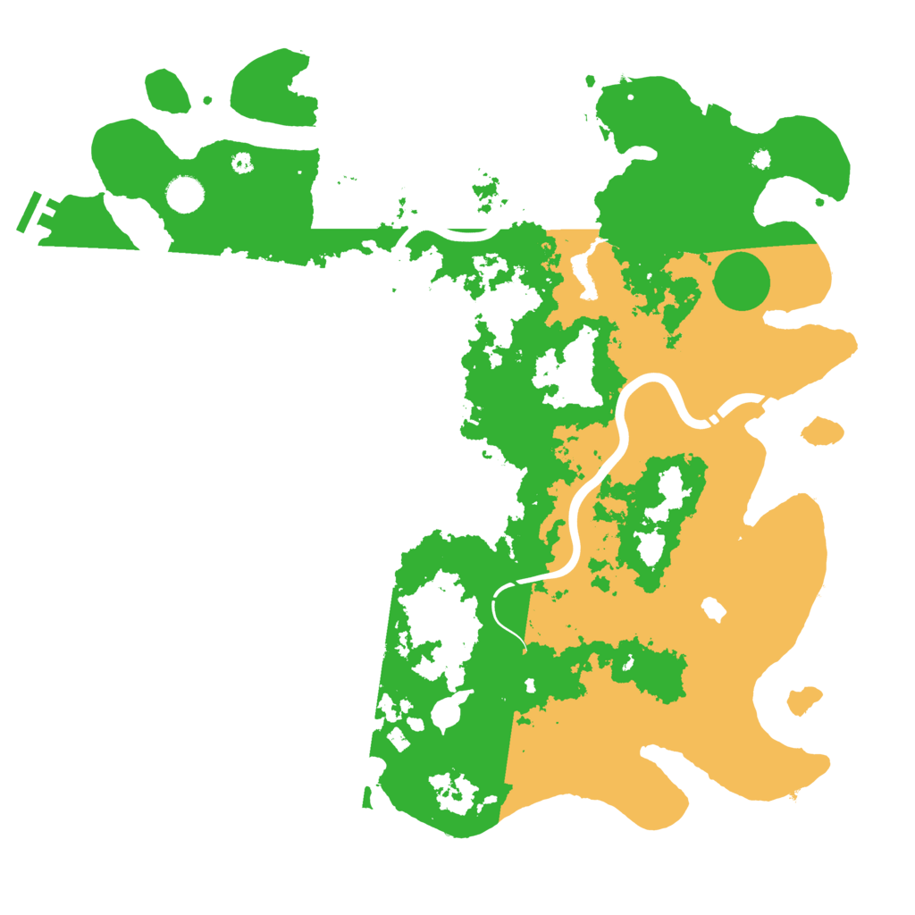 Biome Rust Map: Procedural Map, Size: 4300, Seed: 673316511