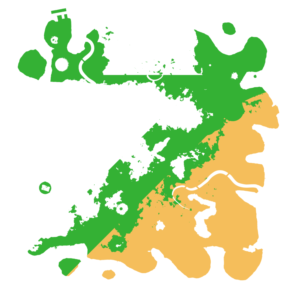 Biome Rust Map: Procedural Map, Size: 4000, Seed: 21356
