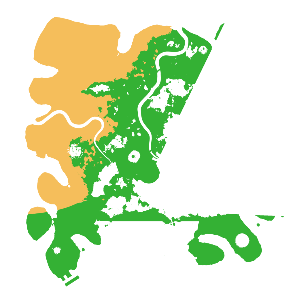 Biome Rust Map: Procedural Map, Size: 3750, Seed: 489971168