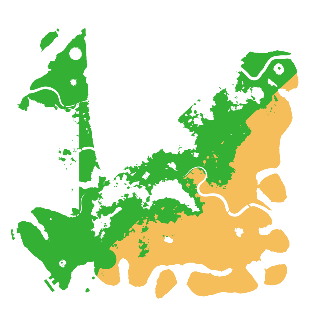 Biome Rust Map: Procedural Map, Size: 4500, Seed: 1193606162