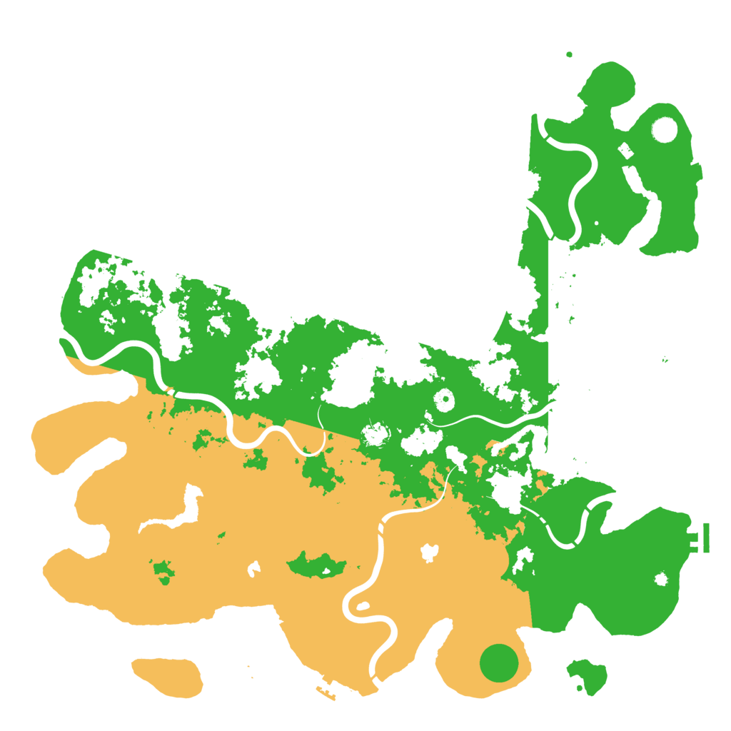 Biome Rust Map: Procedural Map, Size: 5000, Seed: 17274897