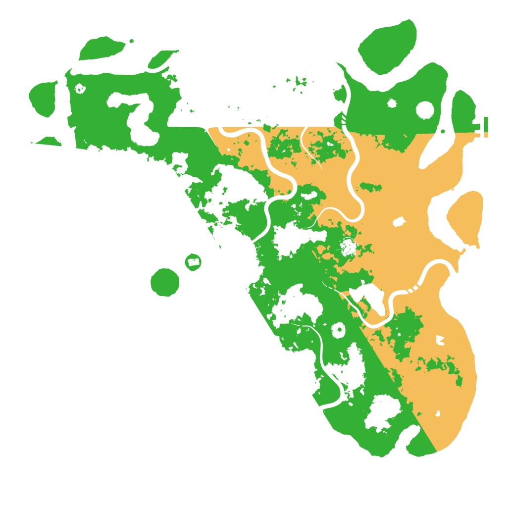 Biome Rust Map: Procedural Map, Size: 5000, Seed: 1588743024