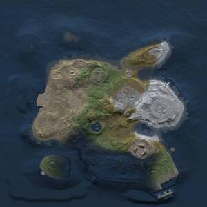 Thumbnail Rust Map: Procedural Map, Size: 2000, Seed: 1891654476, 6 Monuments