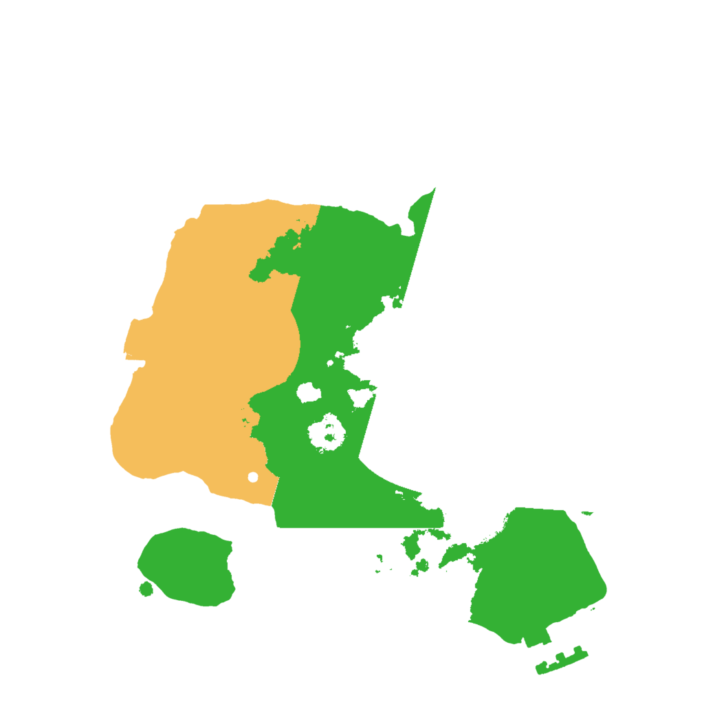 Biome Rust Map: Procedural Map, Size: 2000, Seed: 1891654476
