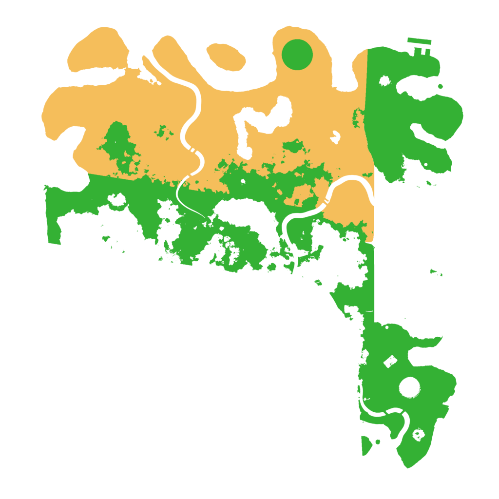 Biome Rust Map: Procedural Map, Size: 4250, Seed: 1119269725