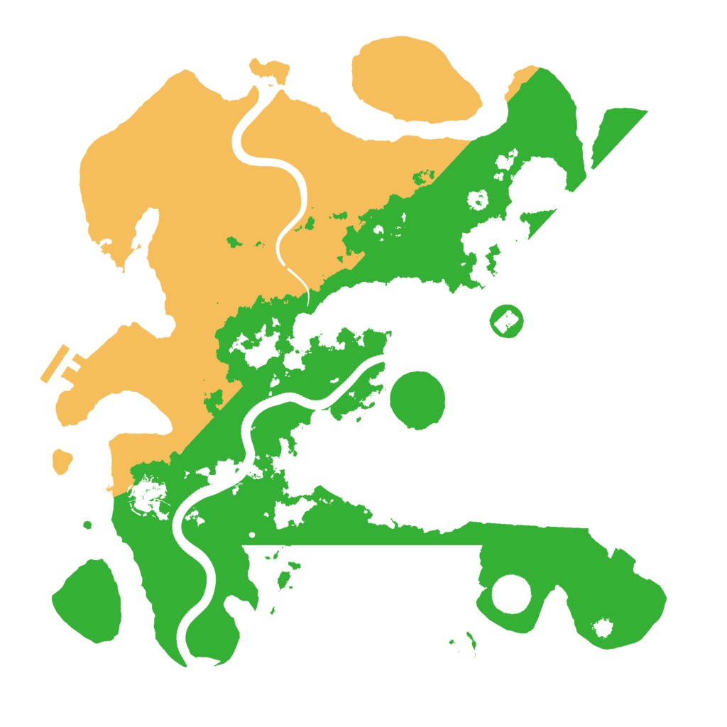 Biome Rust Map: Procedural Map, Size: 3500, Seed: 1710759406