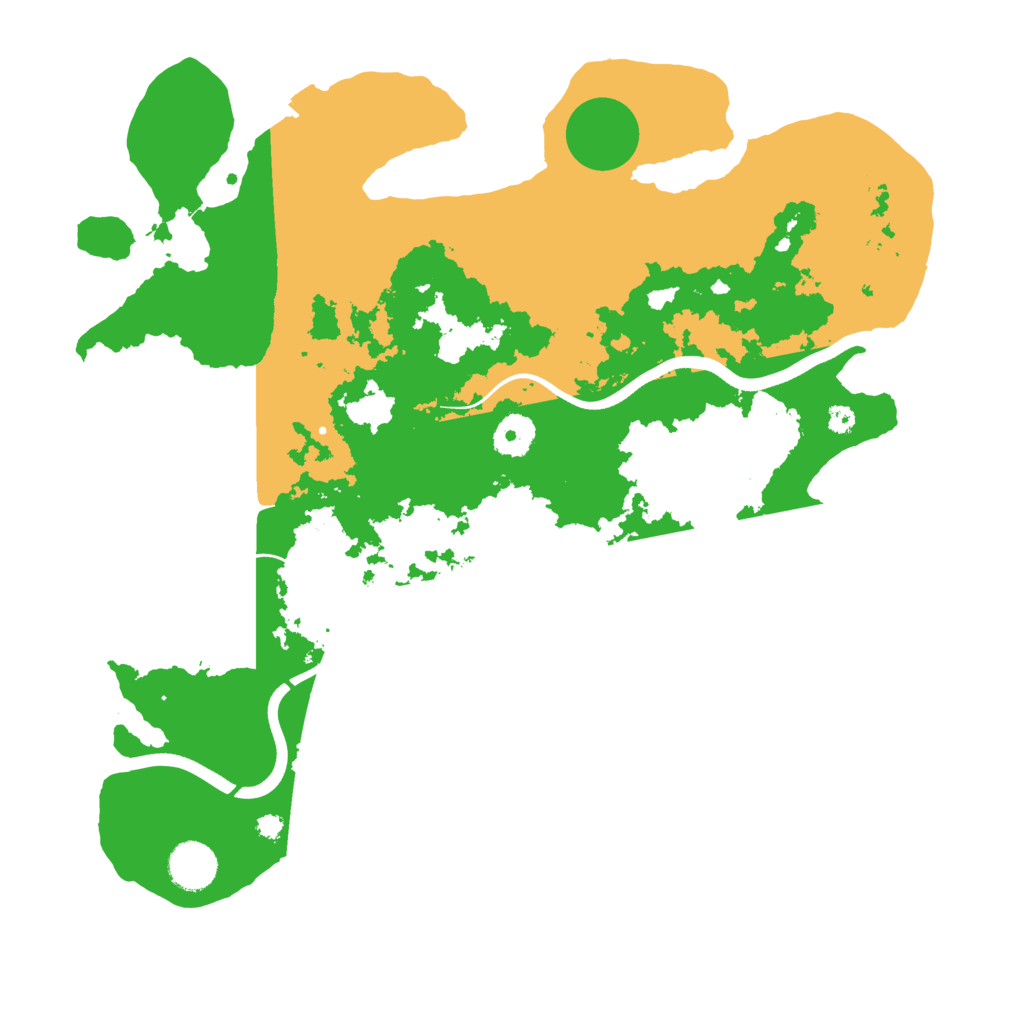 Biome Rust Map: Procedural Map, Size: 3700, Seed: 1190564332