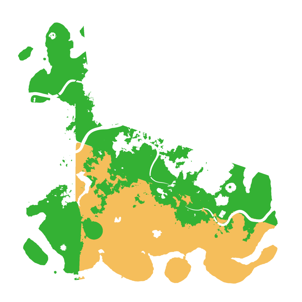 Biome Rust Map: Procedural Map, Size: 4500, Seed: 31621478