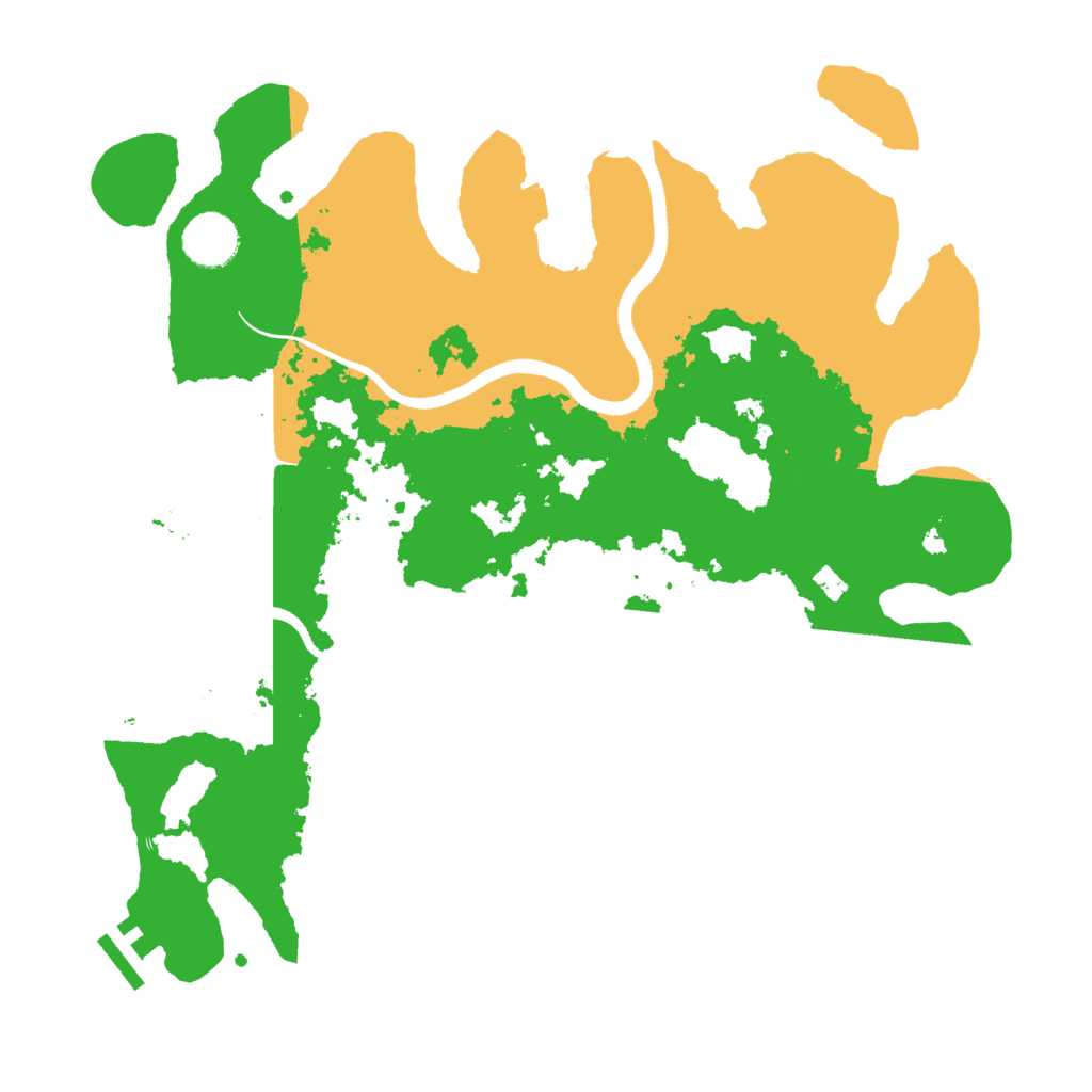 Biome Rust Map: Procedural Map, Size: 3500, Seed: 2130465923