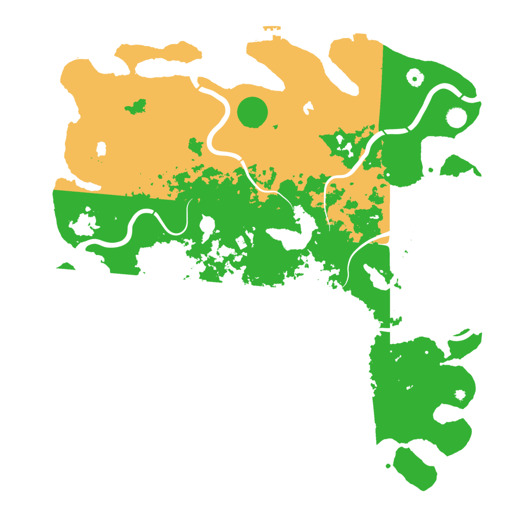 Biome Rust Map: Procedural Map, Size: 4500, Seed: 992288062