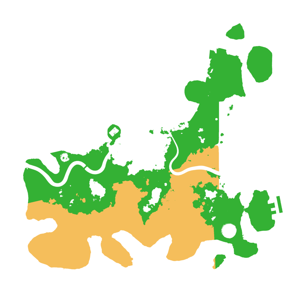 Biome Rust Map: Procedural Map, Size: 3500, Seed: 274997652