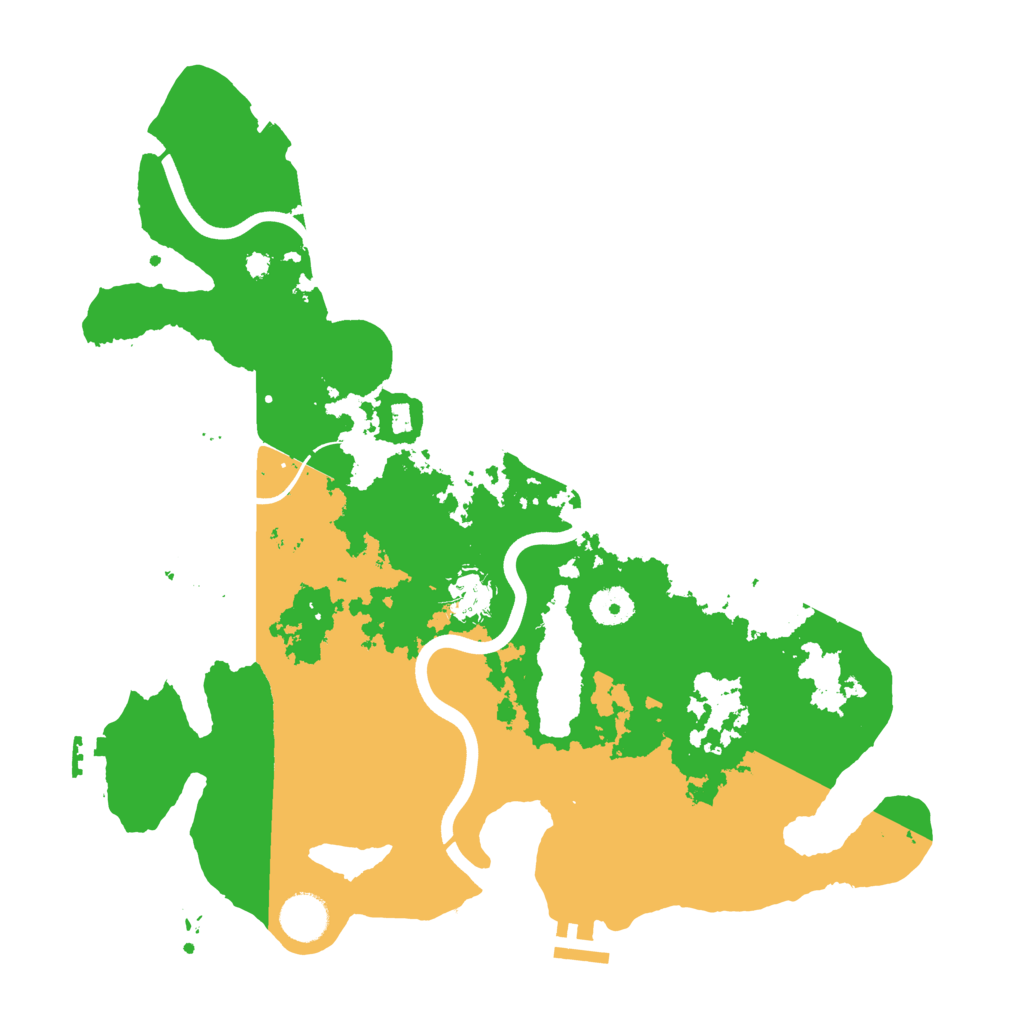 Biome Rust Map: Procedural Map, Size: 3750, Seed: 1360630108