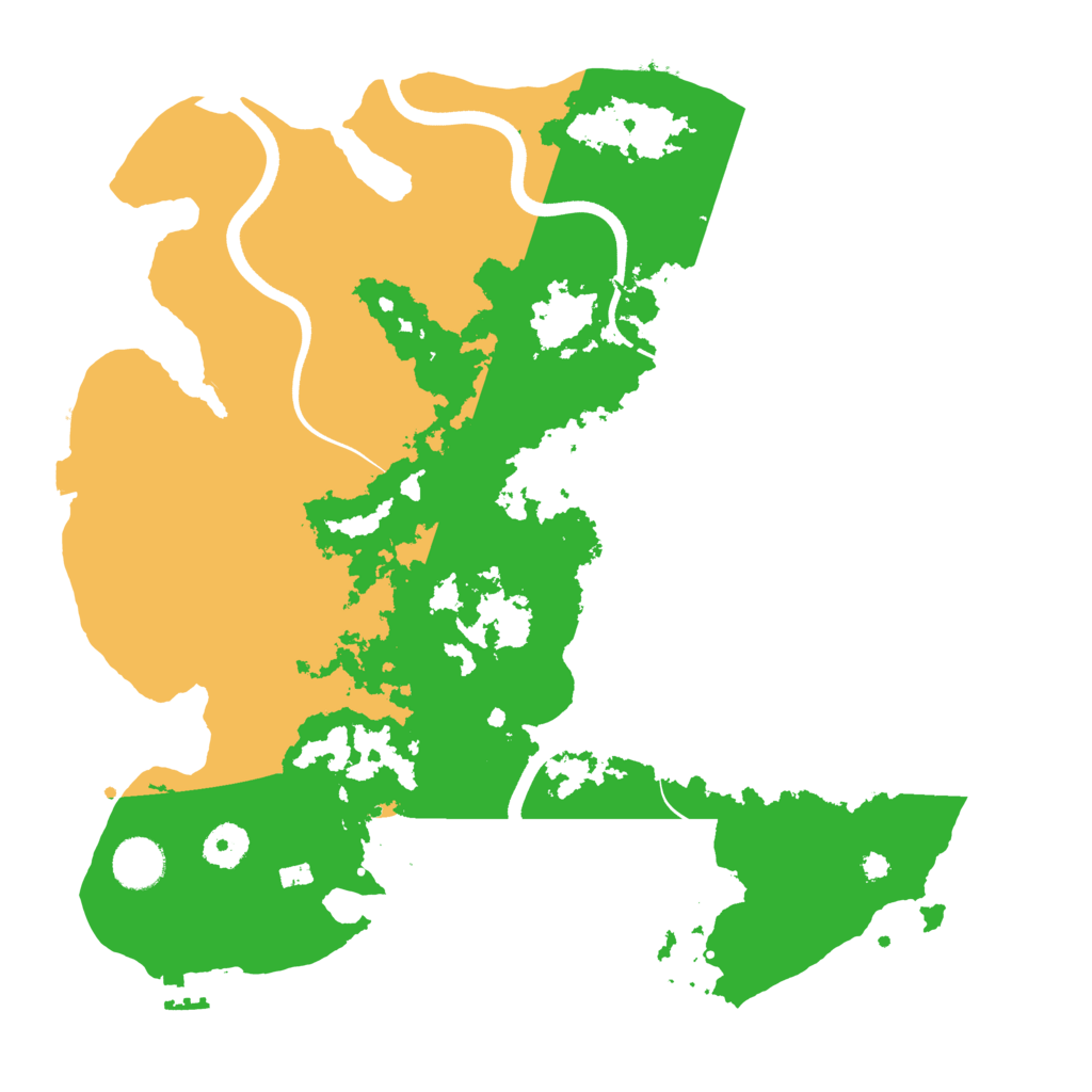 Biome Rust Map: Procedural Map, Size: 3700, Seed: 2024140674