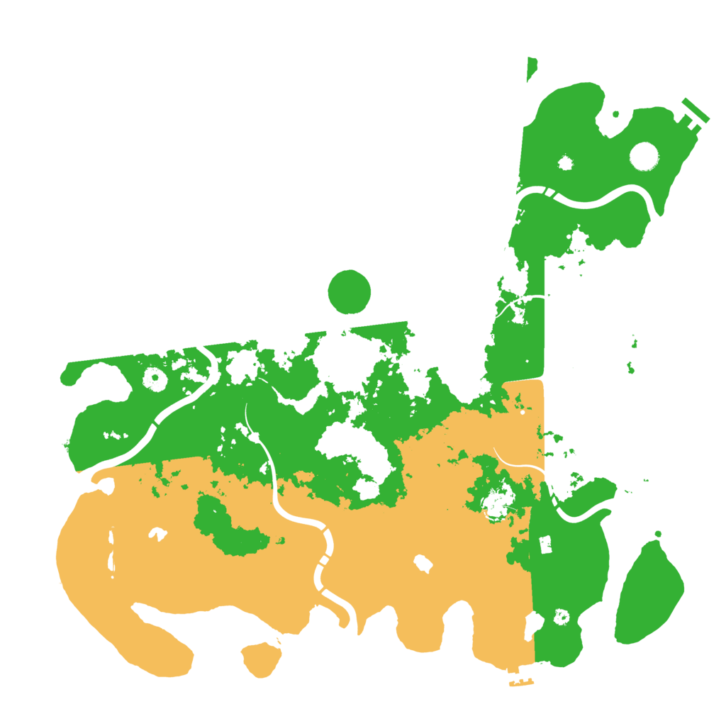 Biome Rust Map: Procedural Map, Size: 4500, Seed: 1983664404
