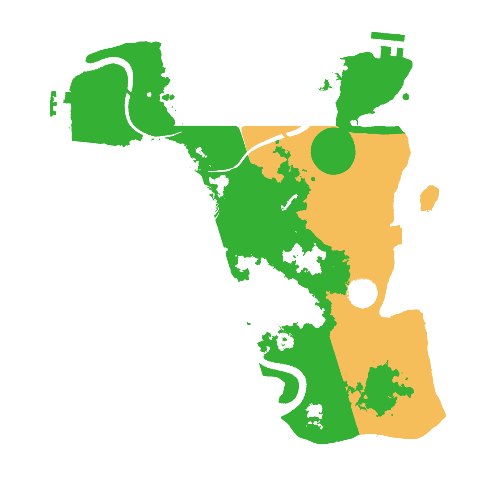 Biome Rust Map: Procedural Map, Size: 3000, Seed: 2144430440