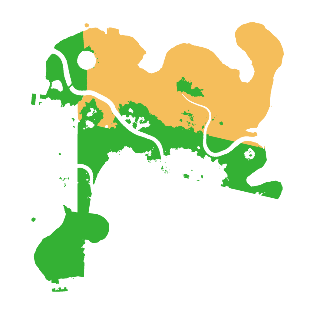 Biome Rust Map: Procedural Map, Size: 3000, Seed: 1108810848