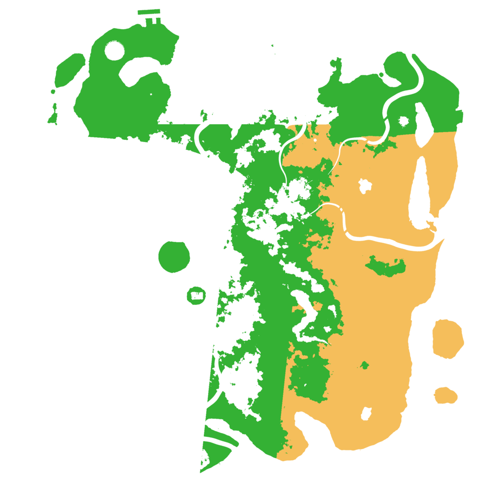 Biome Rust Map: Procedural Map, Size: 4500, Seed: 648884373