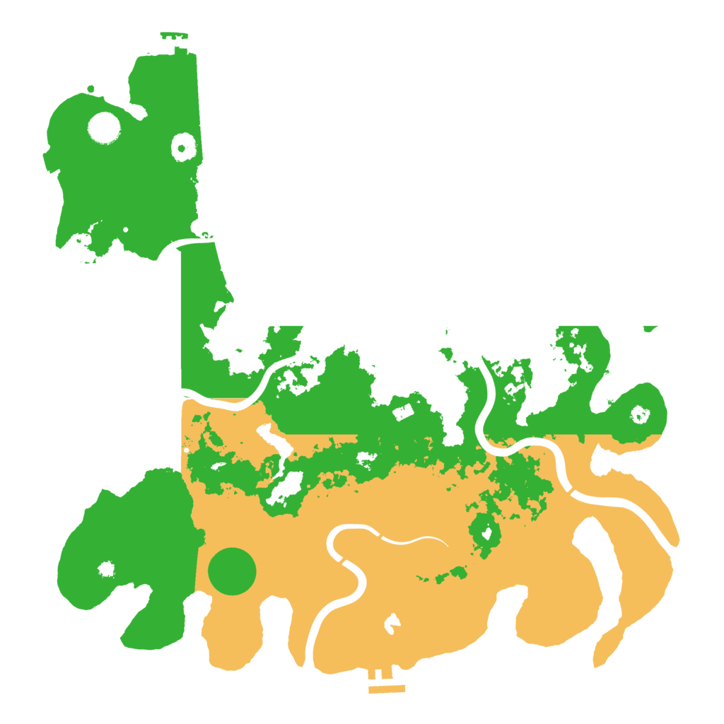 Biome Rust Map: Procedural Map, Size: 4000, Seed: 1832850984