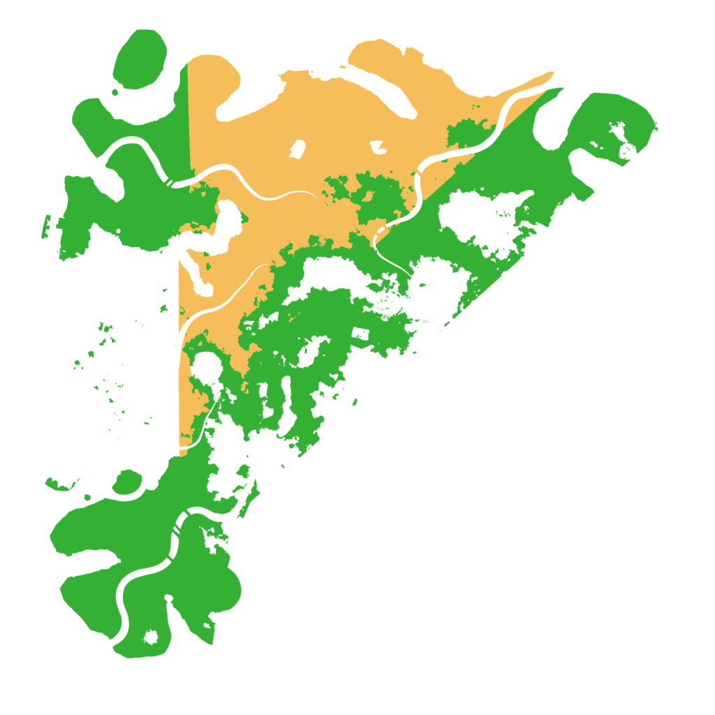 Biome Rust Map: Procedural Map, Size: 4500, Seed: 70326