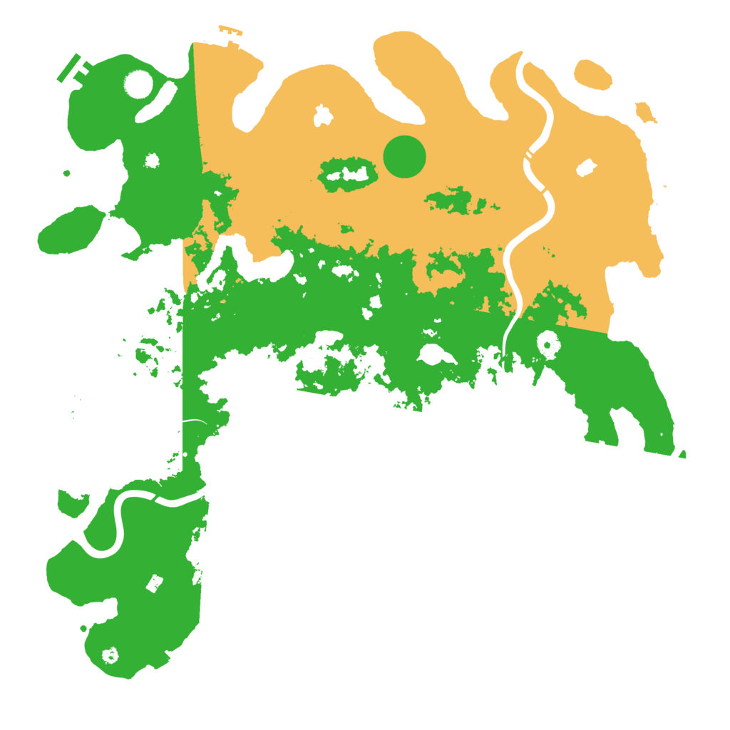 Biome Rust Map: Procedural Map, Size: 4500, Seed: 2064281881