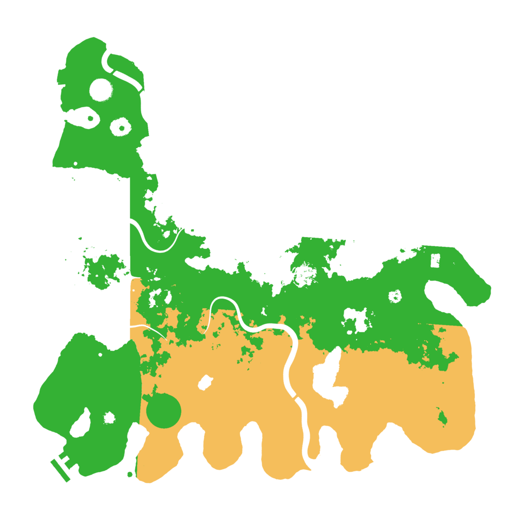 Biome Rust Map: Procedural Map, Size: 4000, Seed: 632819190