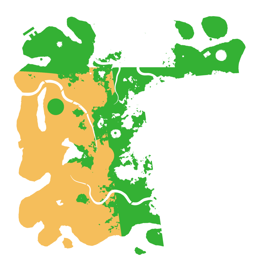 Biome Rust Map: Procedural Map, Size: 4300, Seed: 2054865886