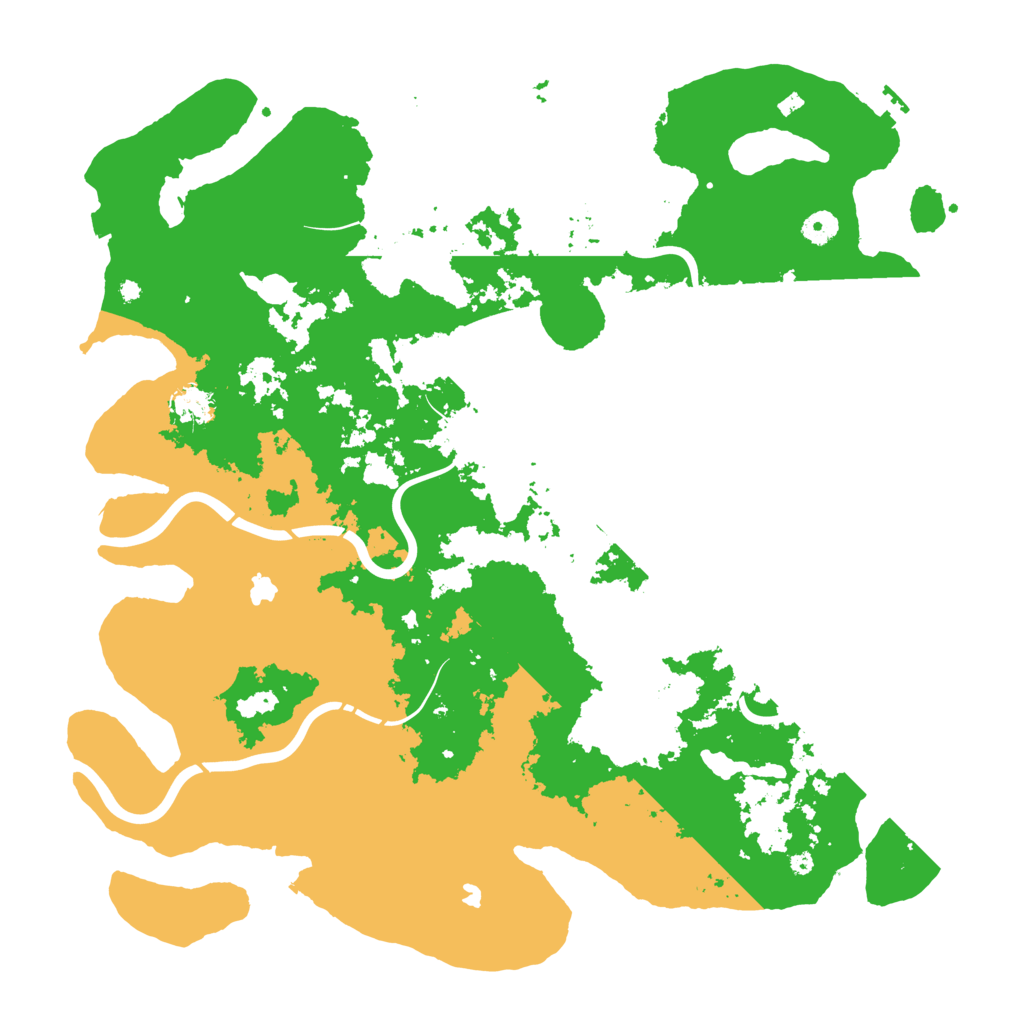 Biome Rust Map: Procedural Map, Size: 4500, Seed: 1791610553