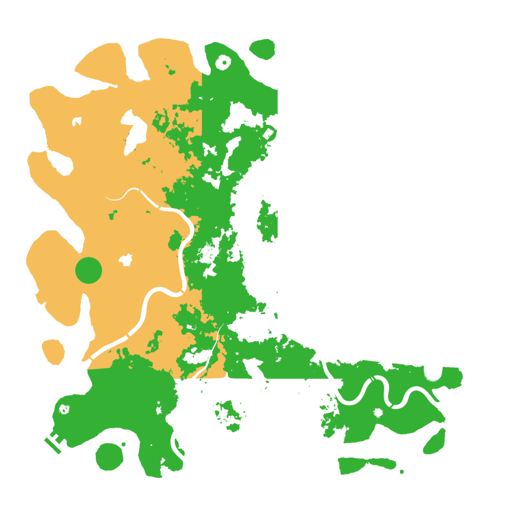 Biome Rust Map: Procedural Map, Size: 5000, Seed: 1317409965
