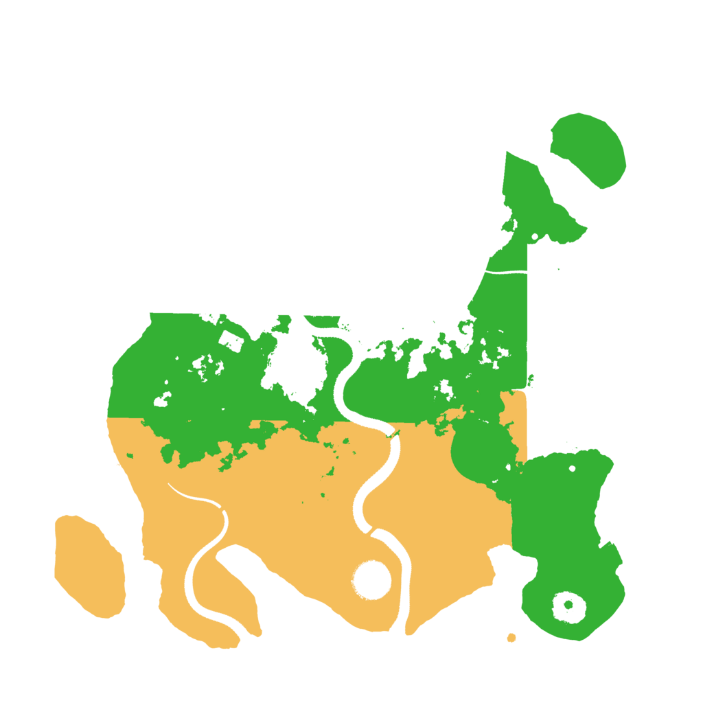 Biome Rust Map: Procedural Map, Size: 3200, Seed: 2084259680