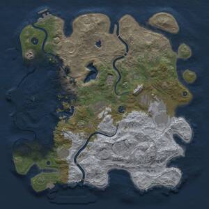 Thumbnail Rust Map: Procedural Map, Size: 4250, Seed: 1553102685, 16 Monuments