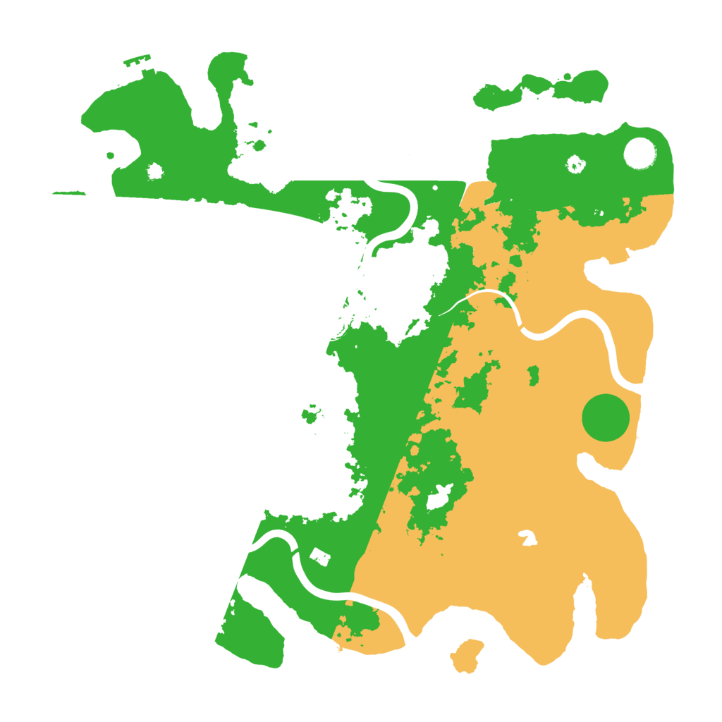 Biome Rust Map: Procedural Map, Size: 4000, Seed: 1264919449