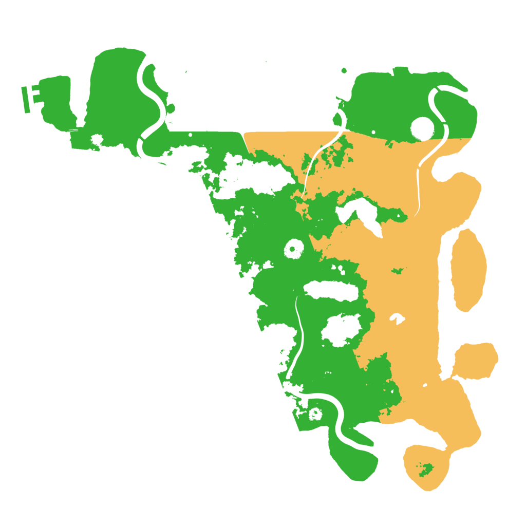 Biome Rust Map: Procedural Map, Size: 4000, Seed: 1195118596