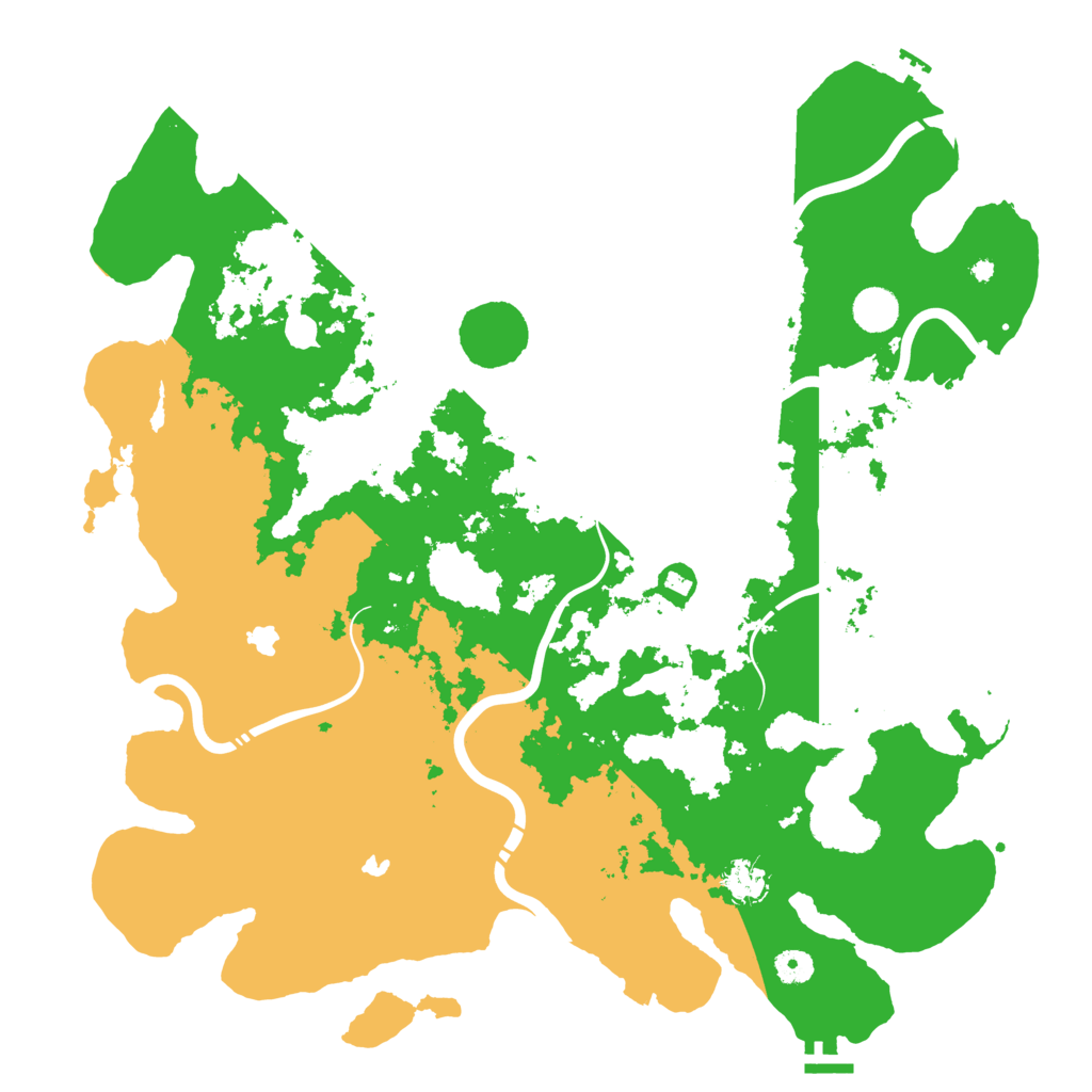 Biome Rust Map: Procedural Map, Size: 4500, Seed: 1686376528